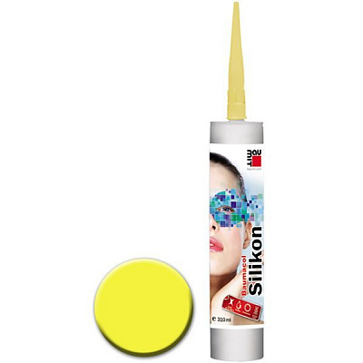 Герметик Baumit Baumacol силіконовий санітарний 310 мл жовтий