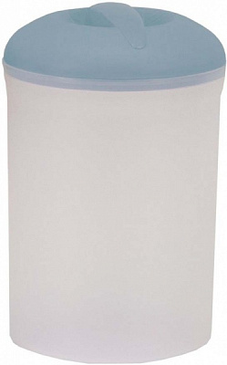 Контейнер для хранения пластиковый 1,5л с голубой крышкой 910015 Eurogold