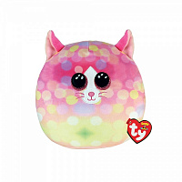 М'яка іграшка TY Squish-A-Boos Кошеня Cat 40 см рожевий 39336