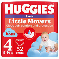 Подгузники-трусики Huggies для мальчиков 9-14 кг 52 шт.