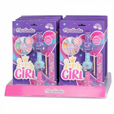 Набір дитячої декоративної косметики Martinelia Super Girl Nail Design Kit (11909A)