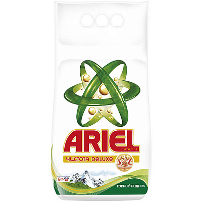 Пральний порошок для машинного прання Ariel Гірське джерело 6 кг