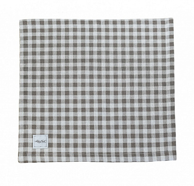 Серветка Lucy клітинка 40x40 см бежевий