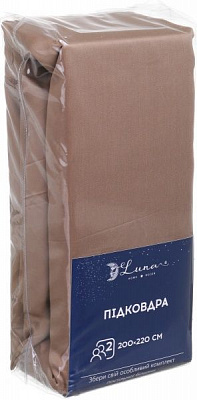 Пододеяльник Solid 2 200x220 см оливковый Luna 