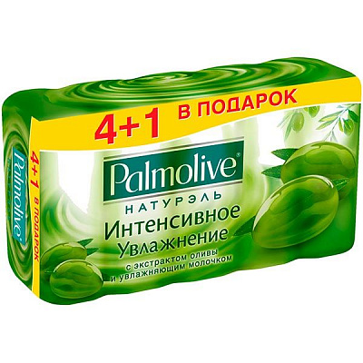 Мило Palmolive Натурель Інтенсивне зволоження 350 г 5 шт./уп.