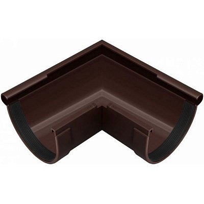 Угол наружный RAINWAY Rainway 90° коричневый 130 мм коричневый 
