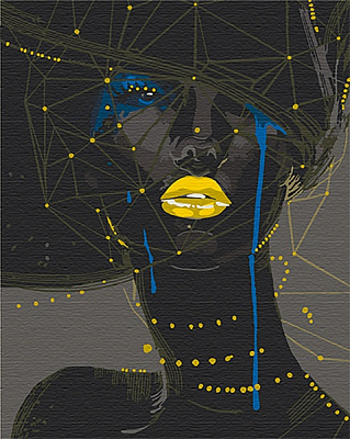 Картина за номерами Жіноча геометрія 10308-AC 40х50 см ArtCraft