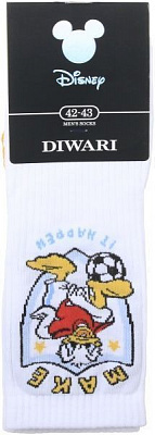 Шкарпетки чоловічі Conte DISNEY 17С-168СПМ, 368 р. 27 білий