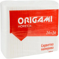 Салфетки столовые Origami Horeca 24х24 см белые 500 шт.
