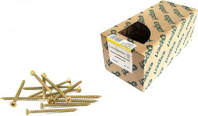 Шуруп универсальный потайная головка ЦЖ 4x60 мм 500 шт EXPERT FIX