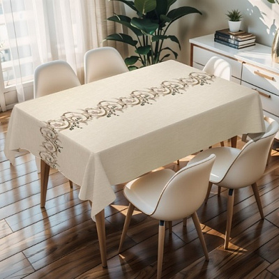 Скатертина Прованс PW195-R15-1 137x100 см бежевий Dariana
