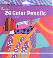 Олівці кольорові Abstraction фіолетовий 24 шт.