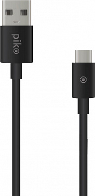 Кабель Piko USB Type-C – USB 2 м черный CB-UT12