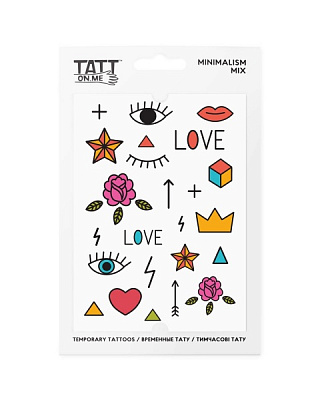 Тату тимчасове TATTon.me Minimalism mix