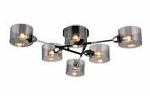 Люстра Sensio Luxaro 6x40 Вт E14 черный/хром LS-07699/6BС-40W