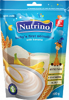 Каша молочная Nutrino от 6 месяцев Манка-банан 200 г 