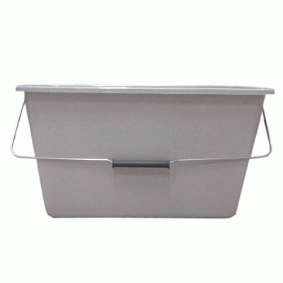 Вiдро прямокутне з металевою ручкою 14л, 42 х 22 х 23 см