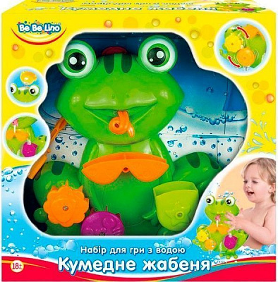 Іграшка для ванни Bebelino Кумедне жабеня (укр.) 57081