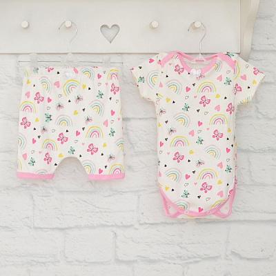 Комплект Blanka Веселка молочний р.92 12997