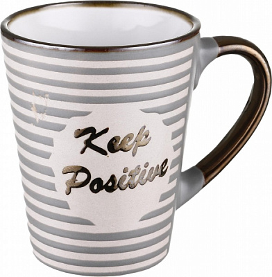 Чашка Keep Positive 300 мл керамика Bella Vita