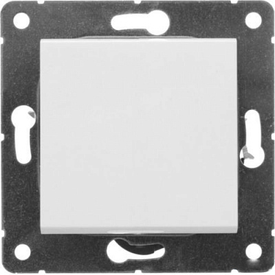 Вимикач перехресний одноклавішний HausMark Alta без підсвітки 10 А 220В білий SNG-SWP.SQ20MG1W3-W