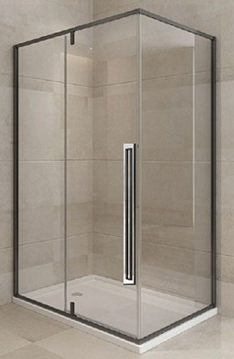 Душове огородження EGO Pride Black 120x80x190