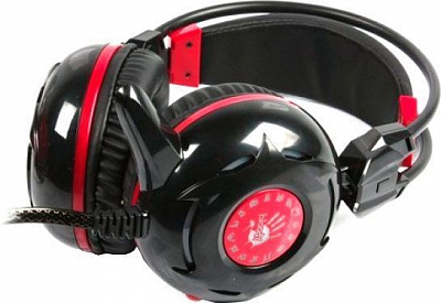 Гарнітура A4Tech G300 Bloody black/red