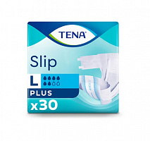 Подгузники для взрослых Tena Slip Plus Large 100-150 см 30 шт.