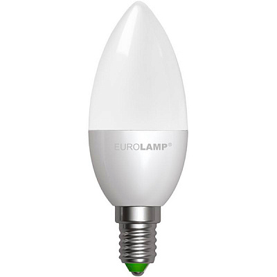 Лампа світлодіодна Eurolamp 3 шт./уп. 8 Вт C37 матова E14 220 В 4000 К