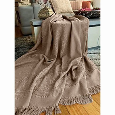 Плед Relva 130x170 см коричневий La Nuit