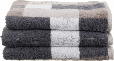 Полотенце махровое Mosaic 50x100 см песочный Cawo 