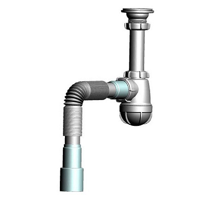 Сифон для умывальника Aquant S1015