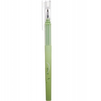 Ручка гелева з ковпачком Зелене омбре