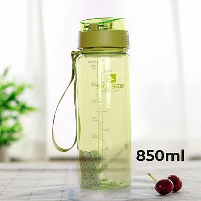 Пляшка спортивна 850 мл Casno зелений MX-5040_Green