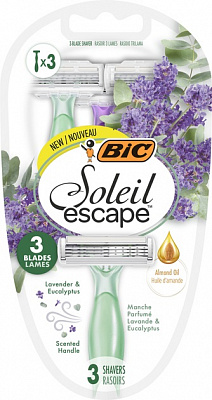 Станки одноразовые BIC Soleil Escape Lavanda 3 шт.
