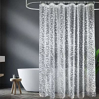 Шторка для ванны Rapal 3D Brill, 180х180 см