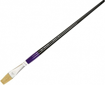 Пензель щетина плоска 401 № 16 Rosa Studio