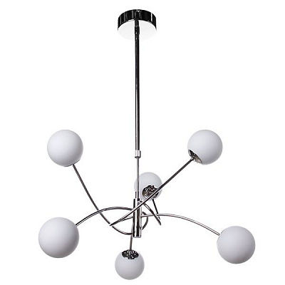 Люстра Brilliant Belina 6x33 Вт хром/белый