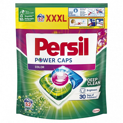 Капсулы для машинной стирки Persil Power Caps Колор 52 шт. 