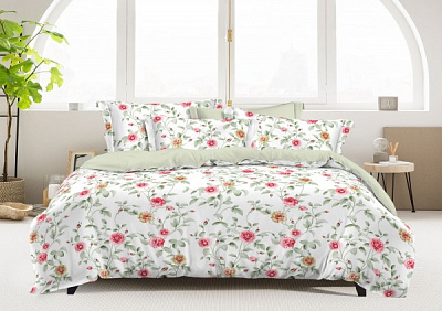 Комплект постільної білизни сімейний Феліція різнокольоровий Homeline