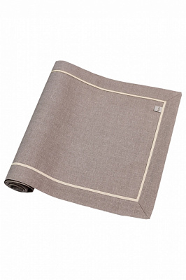 Раннер с кантом Магнолия 40x140 см тауп La Nuit