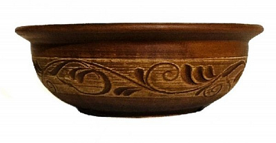 Тарілка супова В’юнок 500 мл Український гончарний посуд