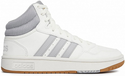 Кроссовки Adidas HOOPS 3.0 MID IG5568 р.44 2/3 белый