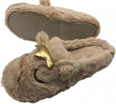 Капці домашні La Nuit Золота корона р. 38-39 бежевий