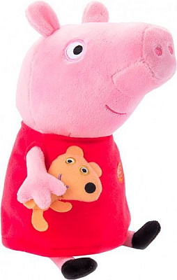 Мягкая игрушка Peppa Pig Пеппа с игрушкой со звуковым эффектом 30 см 30117