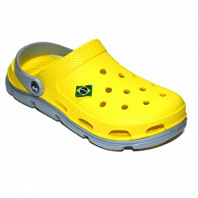 Сабо унісекс Jose Amorales р.41 жовтий із сірим (116380)