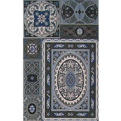 Плитка Атем Aladdin Pattern mix BL  275x400 мм