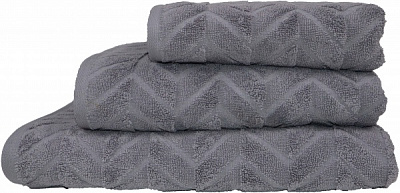 Рушник махровий Laferty 50x90 см сірий La Nuit