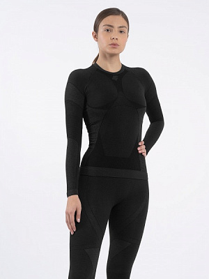 Футболка с длинным рукавом 4F SEAMLESS UNDERWEAR F113 4FAW23USEAF113-20S р.M-L черный