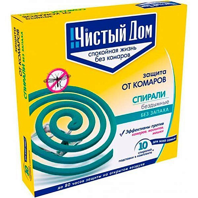 Спираль Чистый дом 10 шт. GB (02-076) 180 г